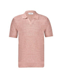 Polo GRAN SASSO uomo 2314018640 Marrone skipper maniche corte lino cotone