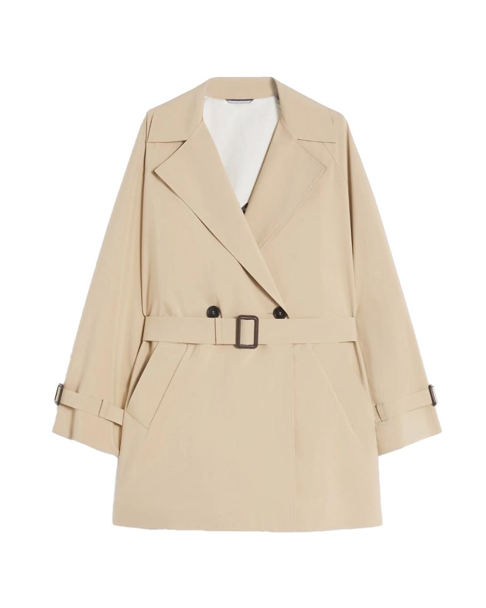 WEEKEND Trench WEEKEND donna OVATTA 2615021031600 Beige collo rever doppiopetto tasche 2615021031600 001 