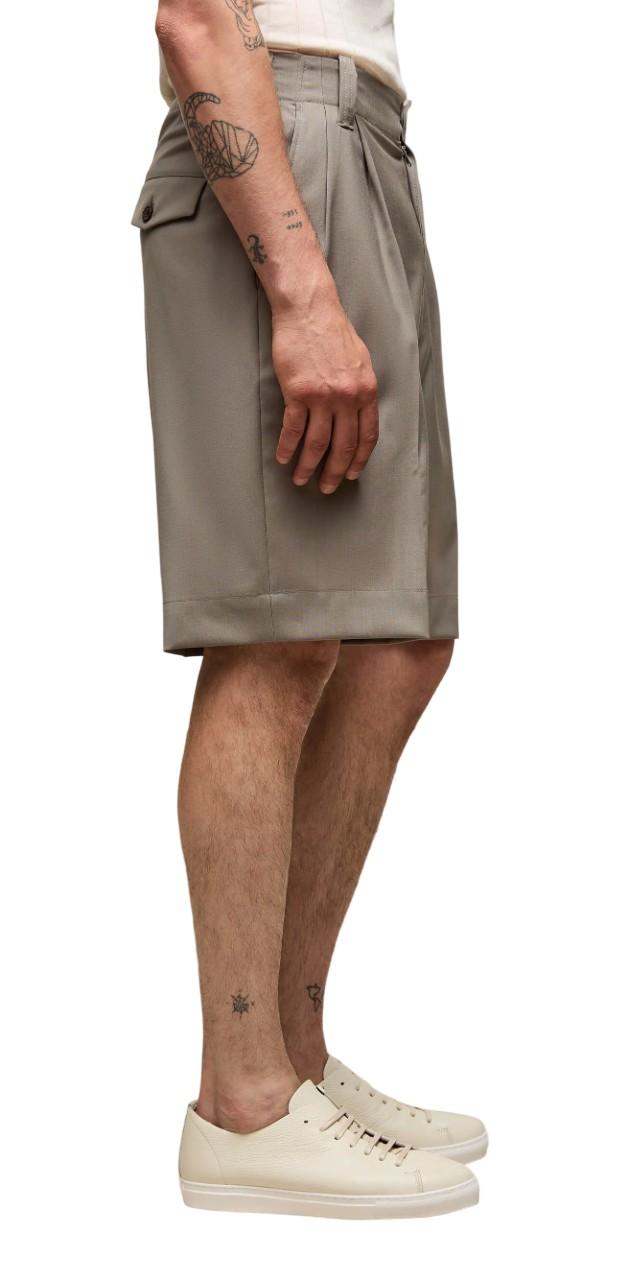 L.B.M. 1911 Bermuda L.B.M. 1911 uomo 818364213 4 Mark in lana Tortora<BR/> 818364213 4 