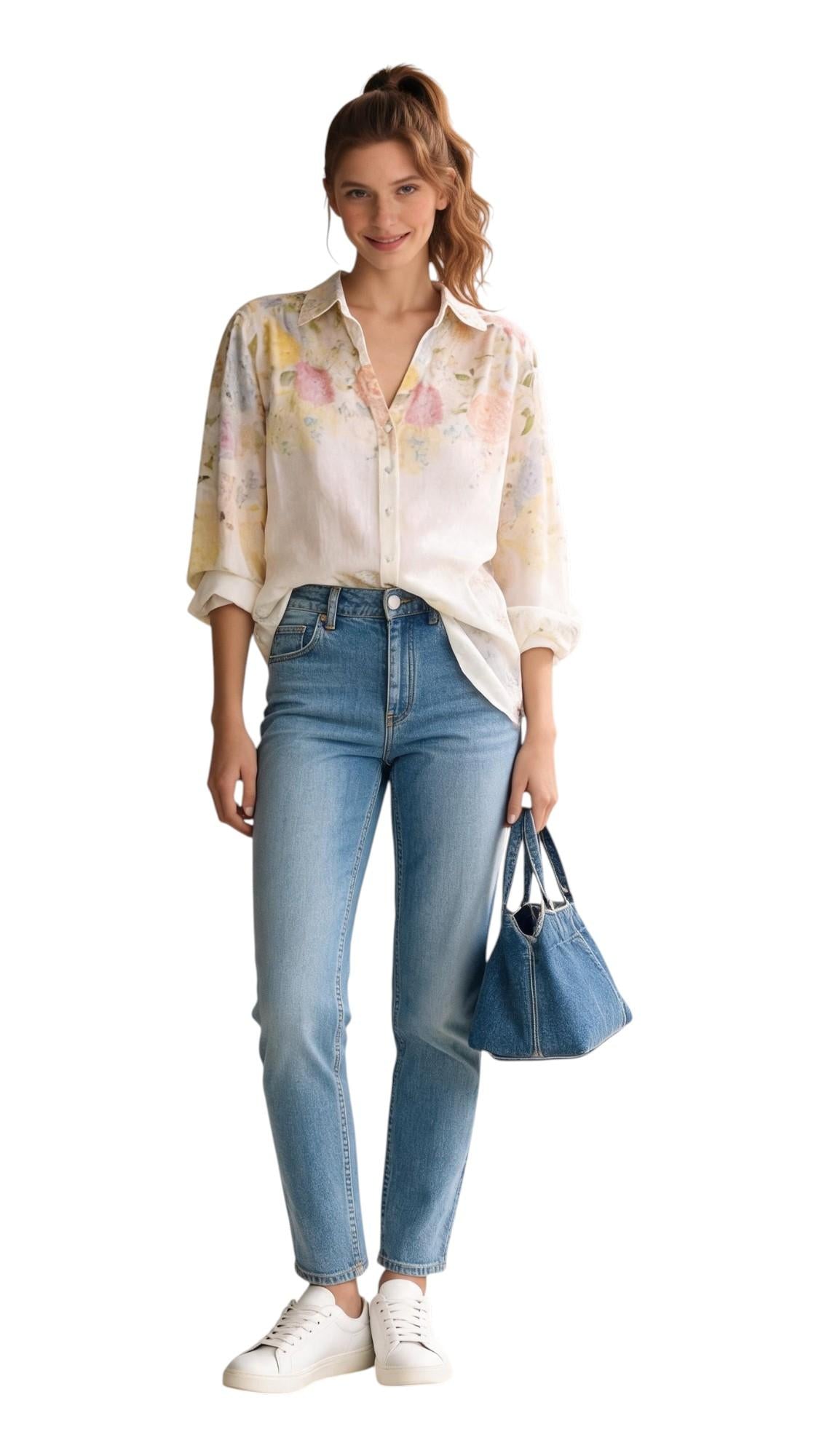 MC2 SAINT BARTH Camicia MC2 SAINT BARTH donna LIO0001 01889L 10 Liona Linen Hydrangea ortensie Fantasia Floreale <BR/> LIO000101889L 10 