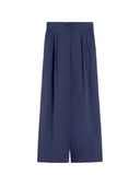 Women's WEEKEND trousers BENDA 2615131142600 Blue regular zip pockets double pleats