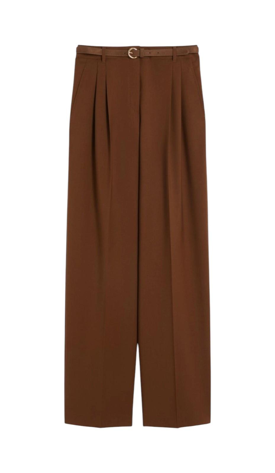 STUDIO Pantalone Studio donna 2616131081600 003 Bacio fluido in lana Cioccolato<BR/> 2616131081600 003 