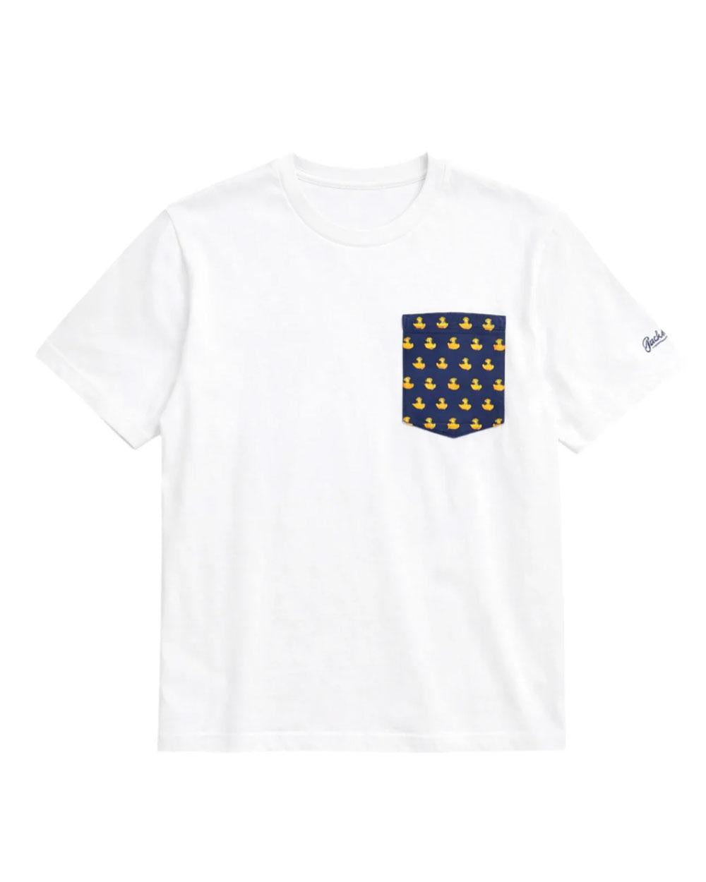 MC2 SAINT BARTH T-shirt Mc2 Saint Barth uomo Blanche Ducky bianca BLA000103568L 61 