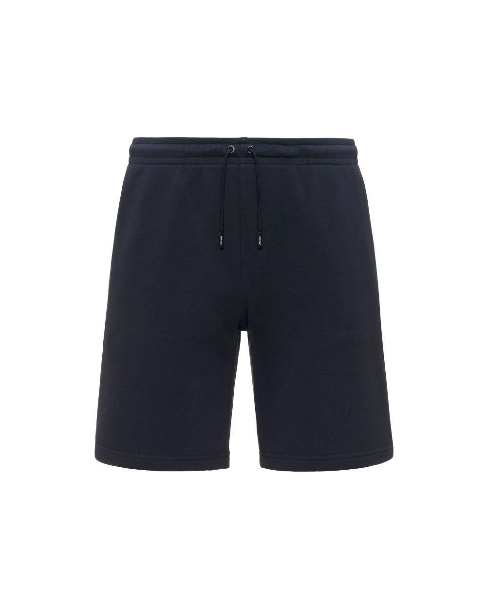 K-WAY Bermuda K-WAY uomo K5138GW CASIMIR POLY COTTON Blu tessuto felpa cotone poliestere vestibilità regolare logo K5138GW K89 