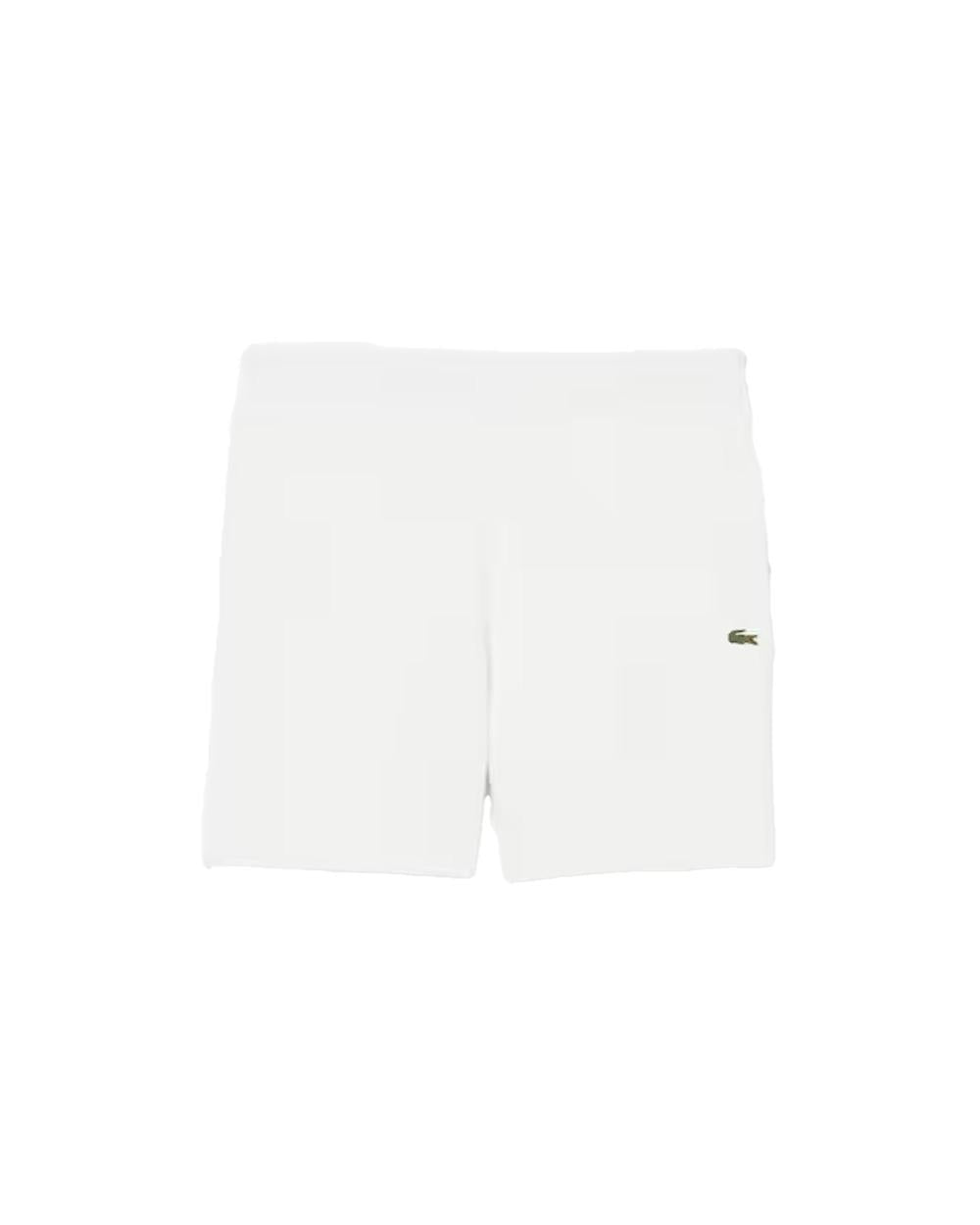 LACOSTE Bermuda LACOSTE uomo GH0799 Bianco cotone bordo a coste tasche GH0799 70V 