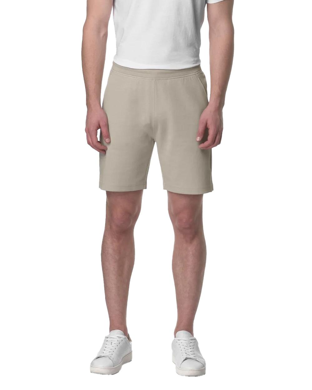 K-WAY Bermuda K-WAY uomo K2122XW KENY INTERLOCK Beige fitting regolare tasche elastico K2122XW 634 