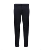 Dondup men's Gaubert UP235GSE046U slim blue trousers in light gabardine