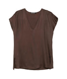 Blusa Pennyblack donna 2611161053200 003 Chiffon Marrone