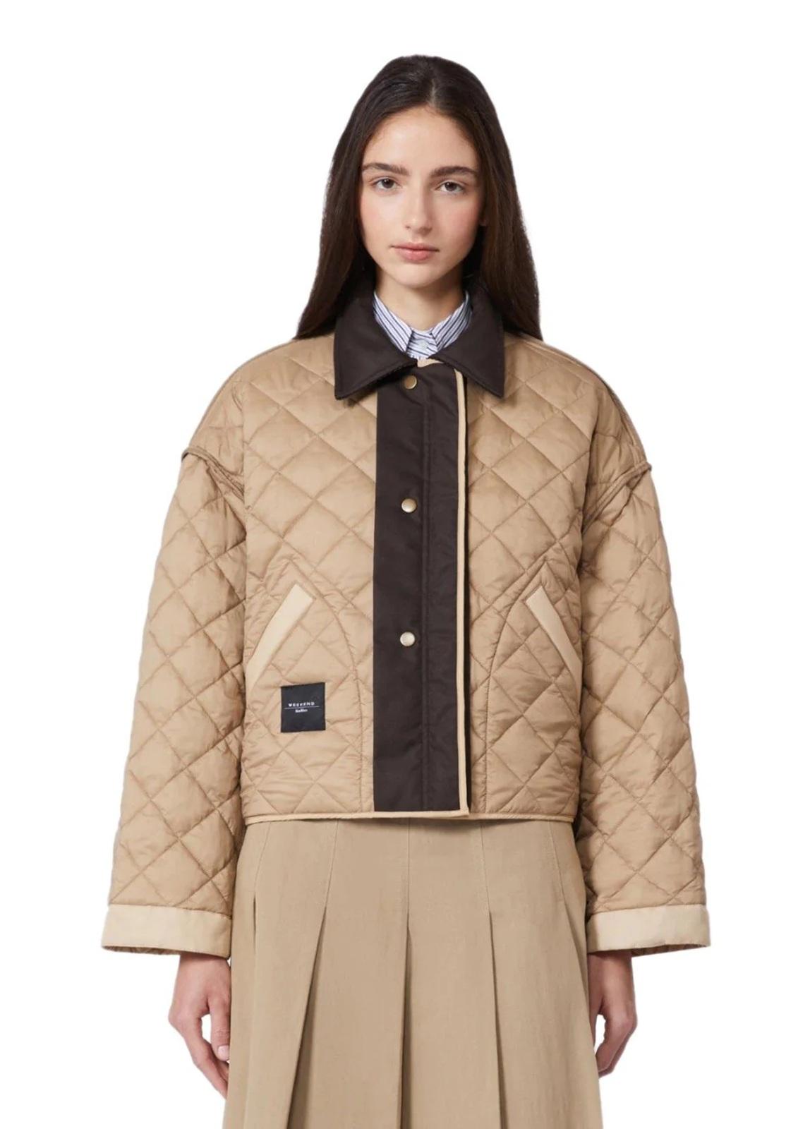WEEKEND Giacca Weekend donna 2615481031600 009 Kaki imbottita antigoccia Beige<BR/> 2615481031600 009 