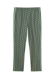 Pantalone LACOSTE uomo XH1440D1R Verde jacquard tasche a filetto coulisse