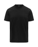 T-shirt K-WAY uomo K81489W ODOM JERSEY MICRO LETTERING SLIM Nero jersey otone girocollo costine