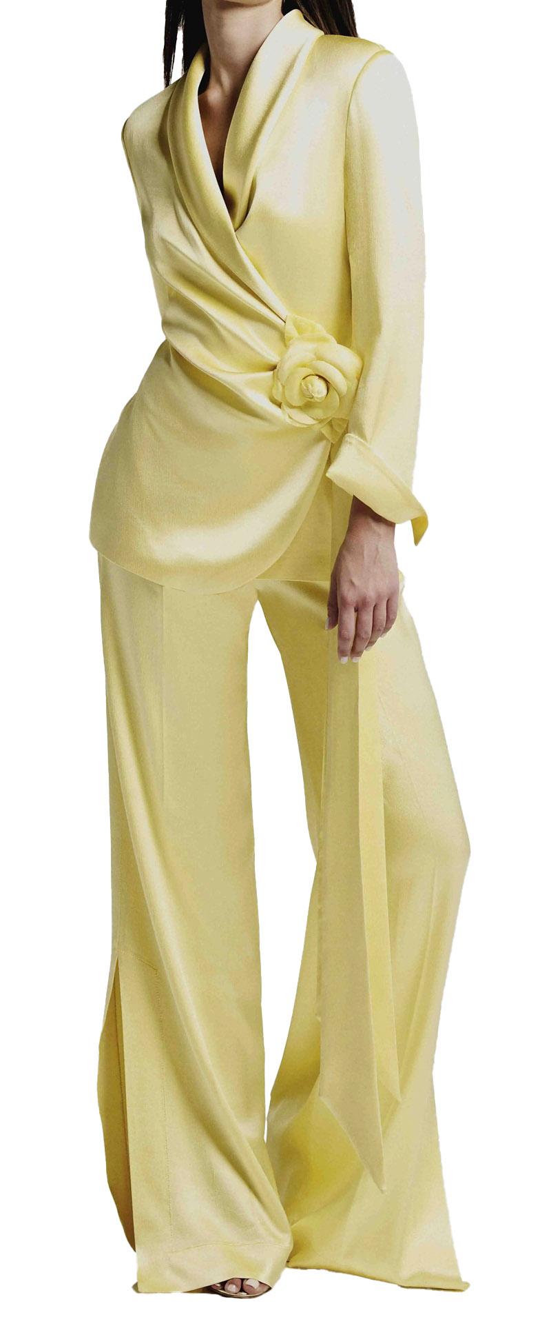 ALESSANDRO LEGORA Tailleur Alessandro Legora donna AT14025 giallo kimono AT140 25 