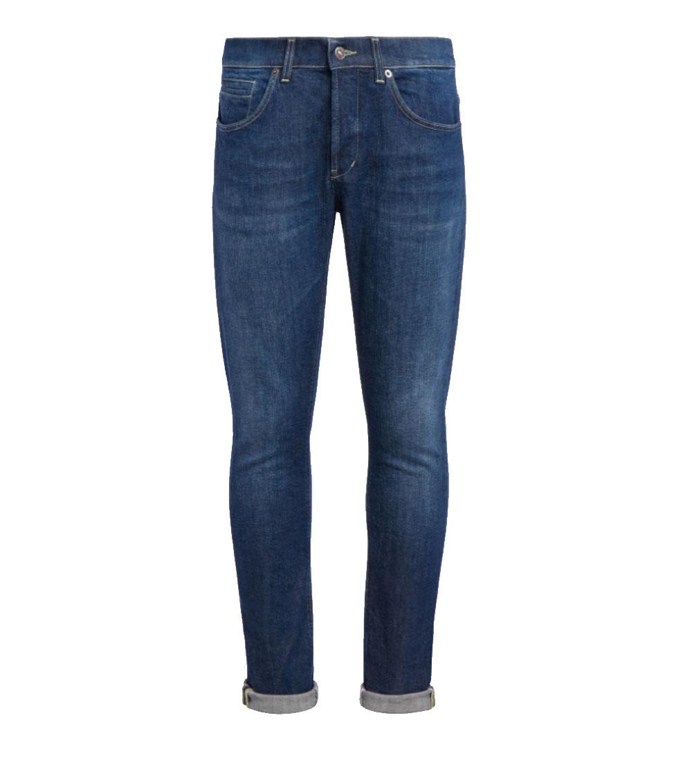 DONDUP Jeans Dondup uomo UP232DSH365U George blu skinny denim stretch UP232DSH365U 800 