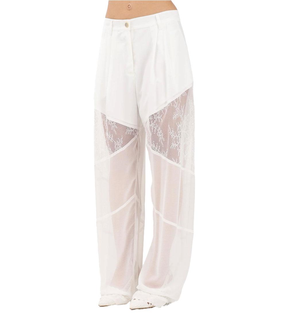 PINKO Pantalone Pinko donna 106275A336 Nacy bianco 106275A336 Z05 