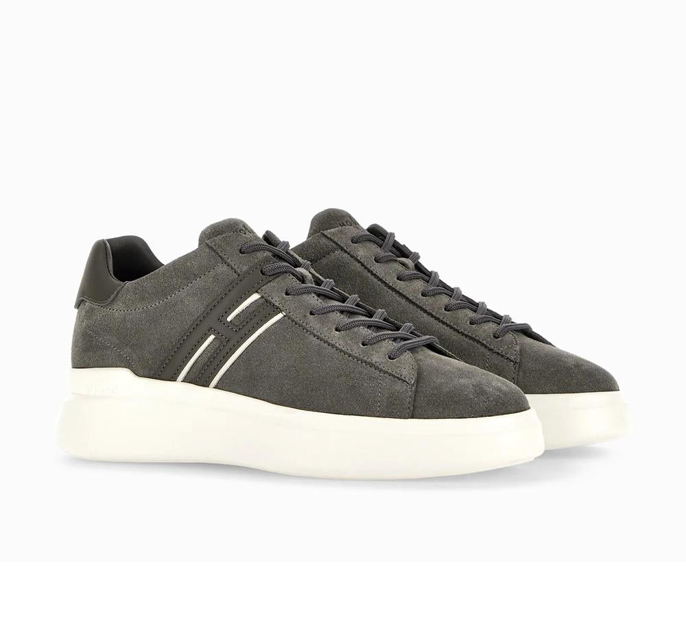 HOGAN Sneakers Hogan uomo HXM5800DV42UHO01VVB804 H580 grigie pelle scamosciata HXM5800DV42UHO01VV B804 
