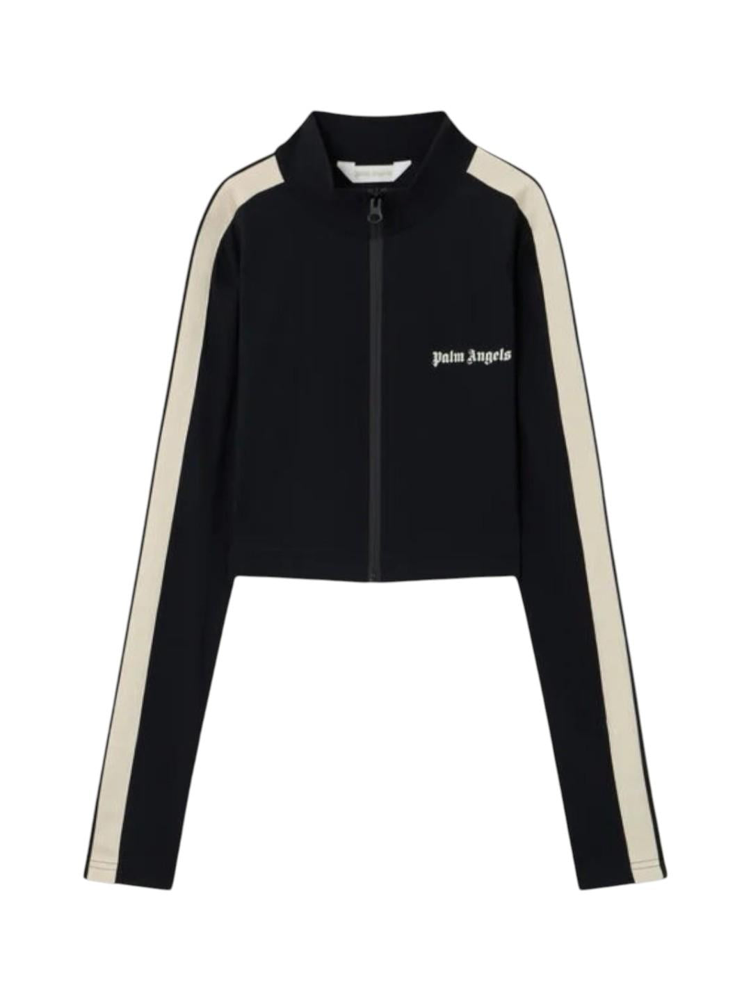 PALM ANGELS Giacca Palm Angels donna PWVB001S26FAB0011 003 Classic Logo Training Jacket Nero<BR/> PWVB001S26FAB001 1003 