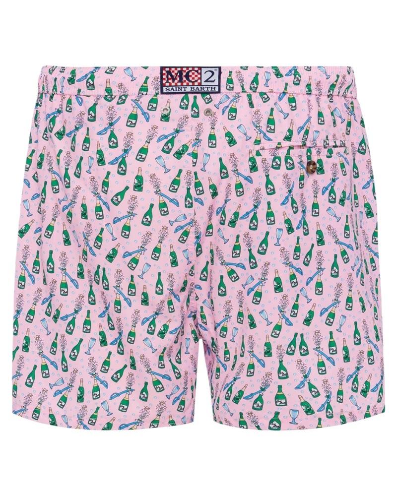 MC2 SAINT BARTH Costume MC2 Saint Barth uomo LIGHTINGMICRO01778H21 rosa stampa bottoglie sabrage<BR/><BR/> LIGHTINGMICRO01778H 21 