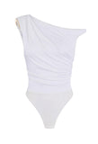 Elisabetta Franchi women's bodysuit BO01361E2360 The Club Ivory