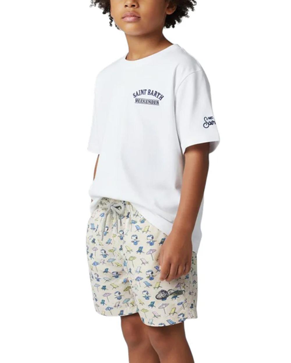 MC2 SAINT BARTH T-shirt MC2 SAINT BARTH bambino PRL000102644L Bianca<BR/>  <BR/> PRL000102644L 01 