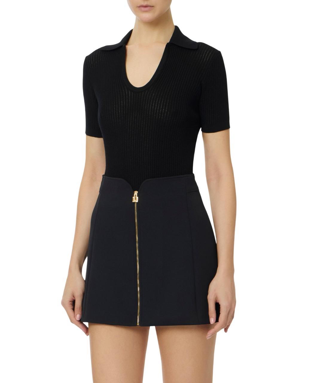 ELISABETTA FRANCHI Maglia Elisabetta Franchi donna MK74Q61E2110 Nero<BR/> MK74Q61E2 110 