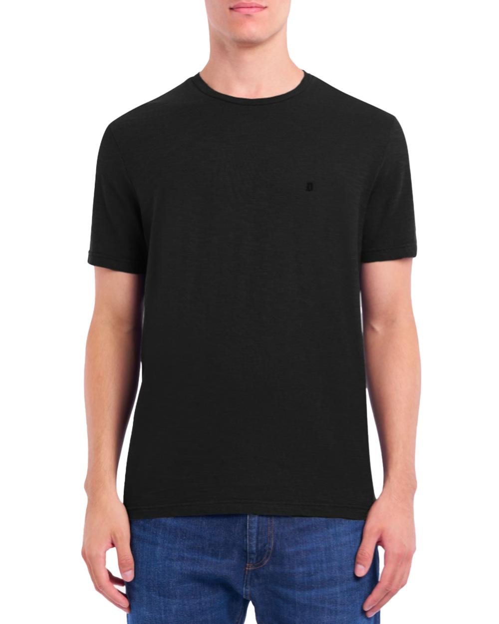 DONDUP T-shirt DONDUP uomo US198JF0271ZL4 Nero girocollo regular a maniche corte US198JF0271ZL4 999 