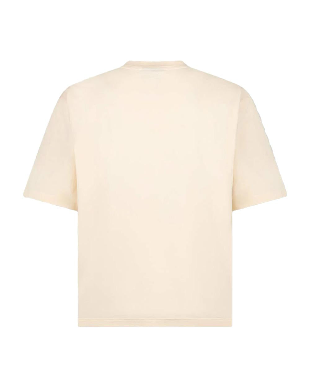 DSQUARED2 T-shirt DSQUARED2 uomo Aloha Souvenir Loose Fit S71GD1643D20020 Bianco cotone loose girocollo stampa sul retro S71GD1643D20020 103 