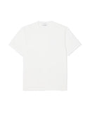 Men's LACOSTE T-shirt TH0753 White short sleeve classic fit ribbed collar