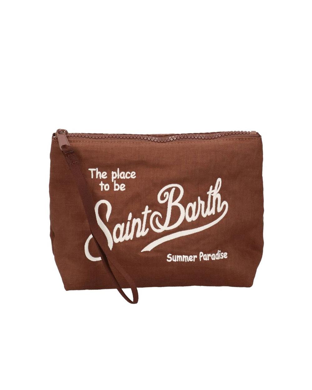 MC2 SAINT BARTH Pochette MC2 SAINT BARTH uomo ALINE SOFT LINEN ALI005101279L Marrone ALI005101279L 18 