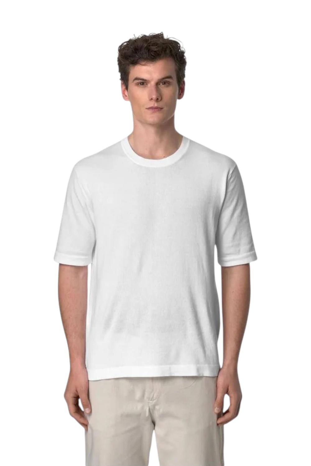 K-WAY T-shirt K-WAY uomo K4126SW 1 Bianco K4126SW 1 