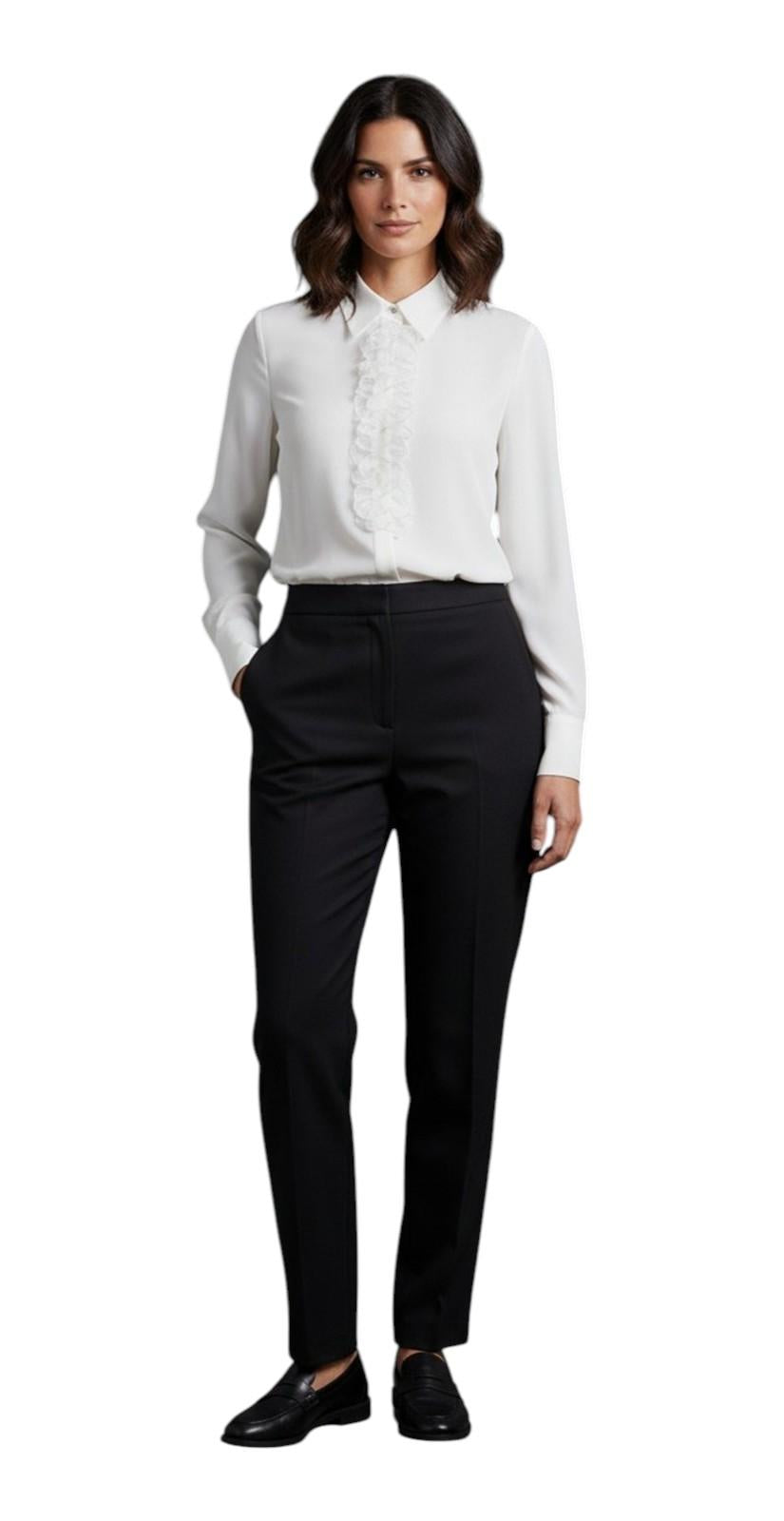 STUDIO Camicia Studio donna 2616261013600 005 Agi in organza Bianco<BR/> 2616261013600 005 