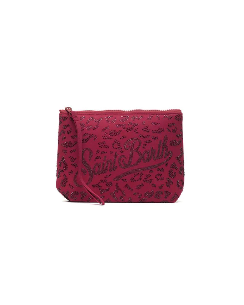 MC2 SAINT BARTH Pochette MC2 SAINT BARTH unisex Aline ALI003200269L Bordeaux strass cerniera ALI003200269L 45 