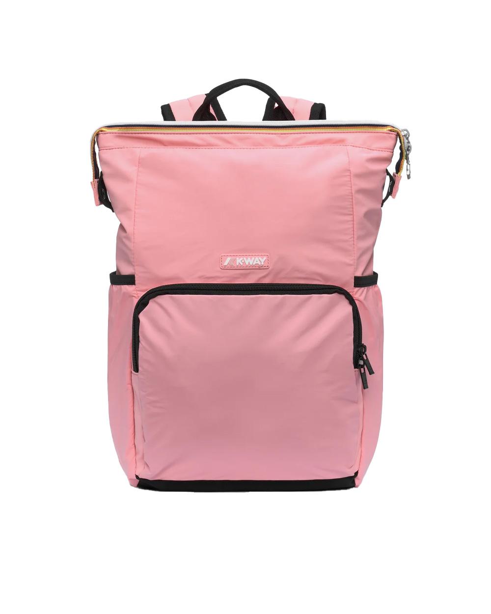 K-WAY Zaino K-WAY donna K7118HW MAIZY Rosa impermeabile idrorepellemnte antivento tasca logo K7118HW Q28 