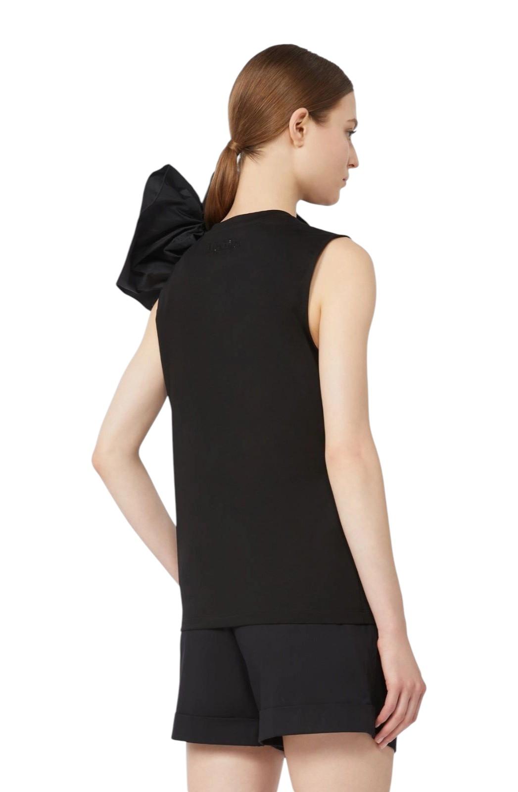 STUDIO T-shirt Studio donna 2616941024600005 Taglio in jersey di cotone Nero<BR/> 2616941024600 005 