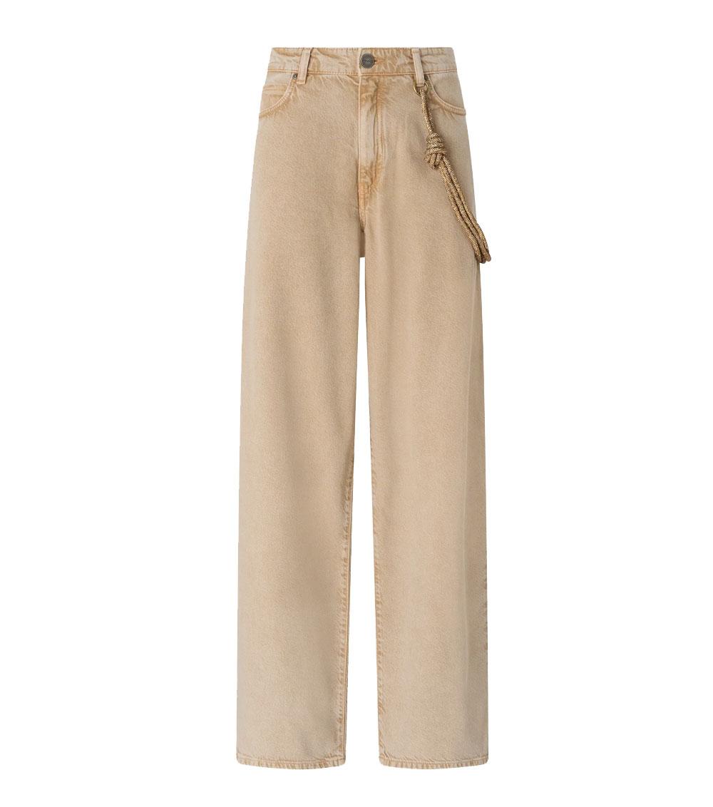 PINKO Jeans Pinko donna 104601A33R Lauryn beige corda gioiello<BR/> 104601A33R C88 