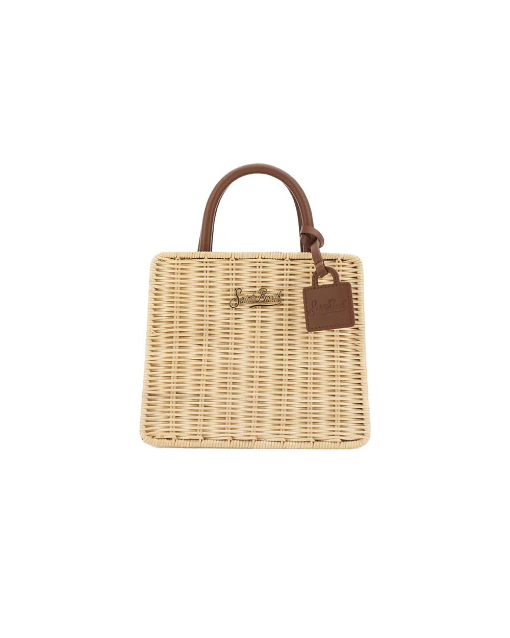 MC2 SAINT BARTH Borsa MC2 SAINT BARTH donna Shop Bag Mini Straw Leather SHBM000201737L Beige SHBM000201737L 1119 