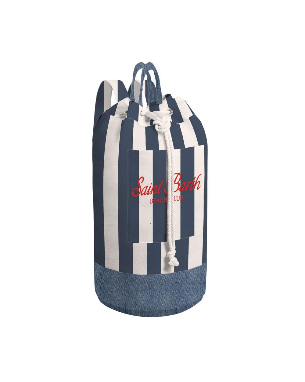 MC2 SAINT BARTH Zaino MC2 SAINT BARTH uomo Beach Backpack Stripes BEAP00102708L Blu BEAP00102708L 61 