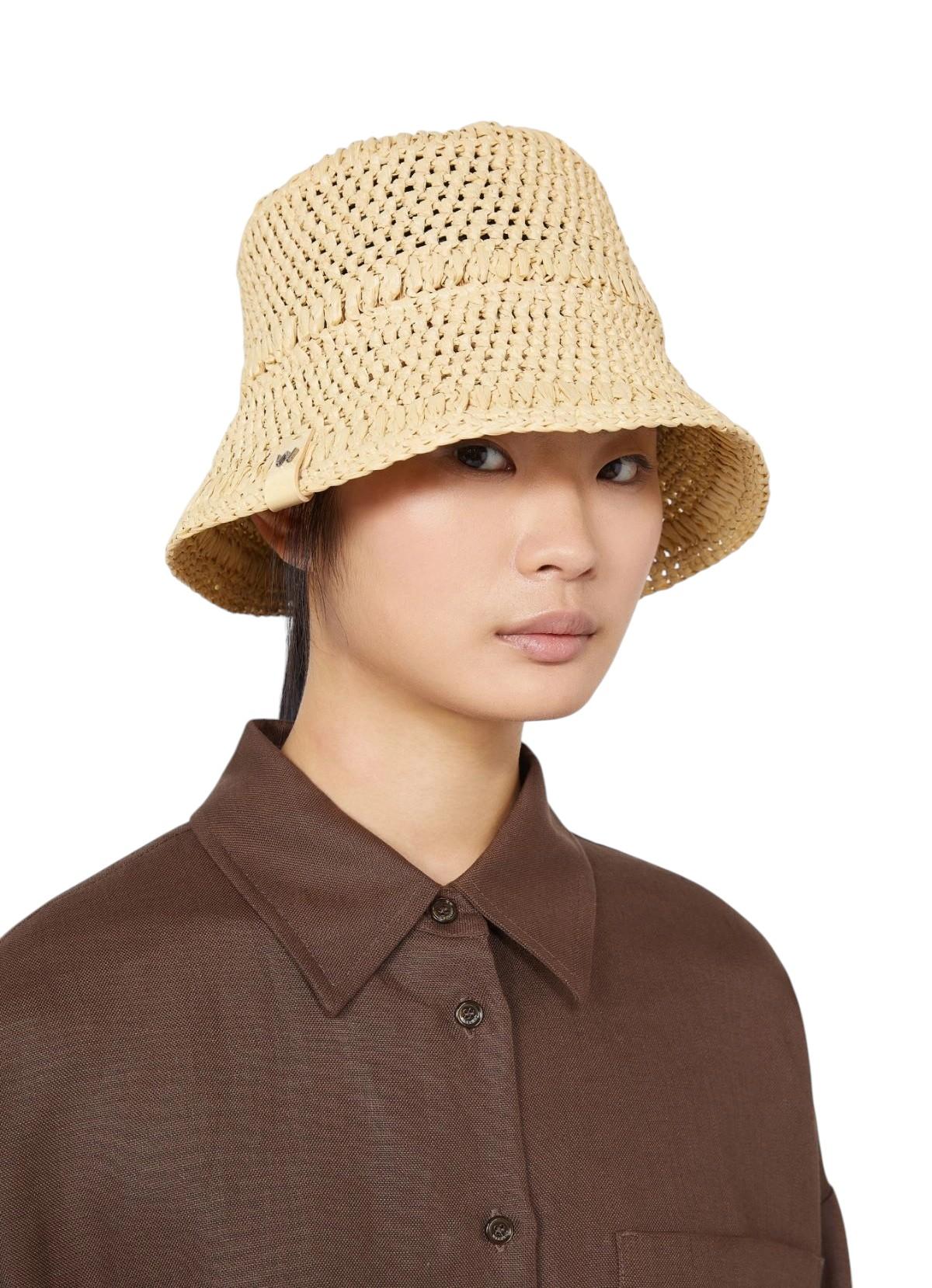 WEEKEND Cappello Weekend donna 2615571045600 002 Fragore intrecciato Beige<BR/> 2615571045600 002 