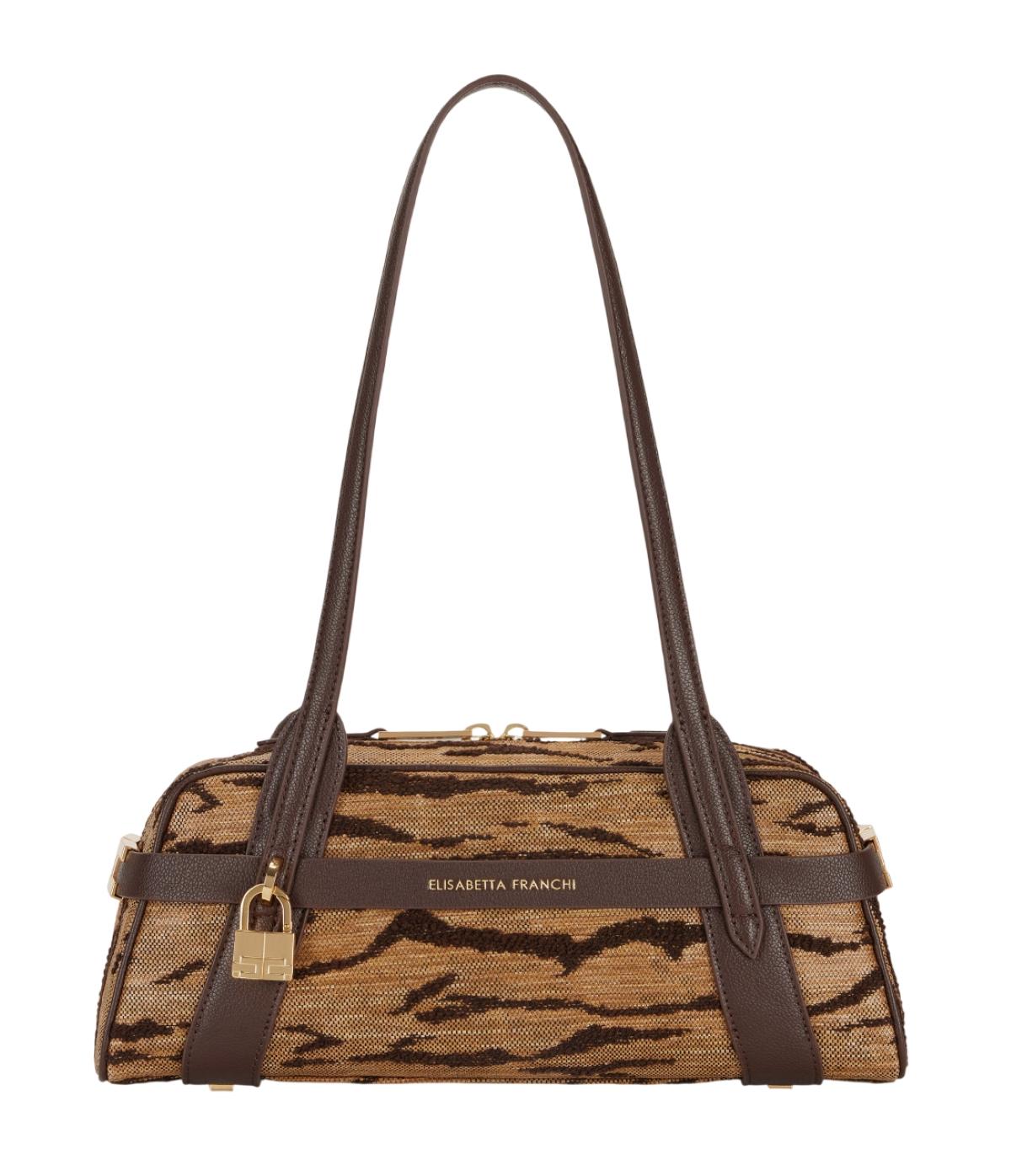 ELISABETTA FRANCHI Borsa donna Elisabetta Franchi BS11A62E2470 Tigre Cammello<BR/> BS11A62E2 470 