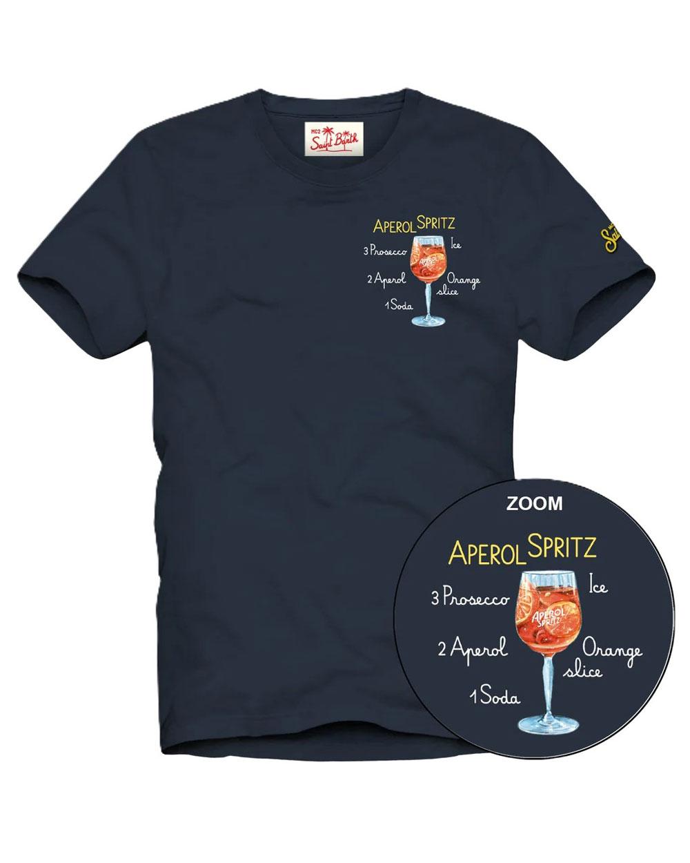 MC2 SAINT BARTH T-shirt Mc2 Saint Barth uomo Portofino Aperol Spritz blu POT000104382L 61 