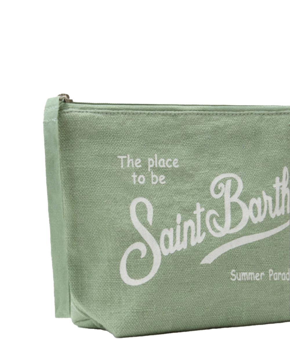 MC2 SAINT BARTH Pochette MC2 SAINT BARTH unisex Aline Linen ALI000400265L Verde ALI000400265L 53 