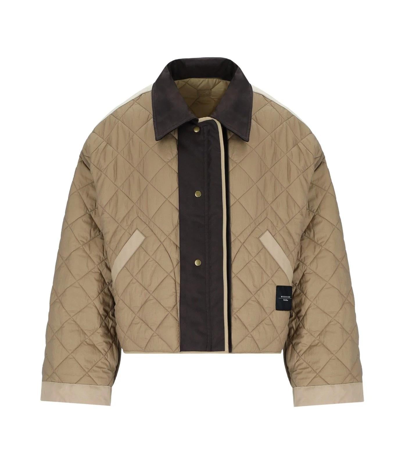 WEEKEND Giacca Weekend donna 2615481031600 009 Kaki imbottita antigoccia Beige<BR/> 2615481031600 009 