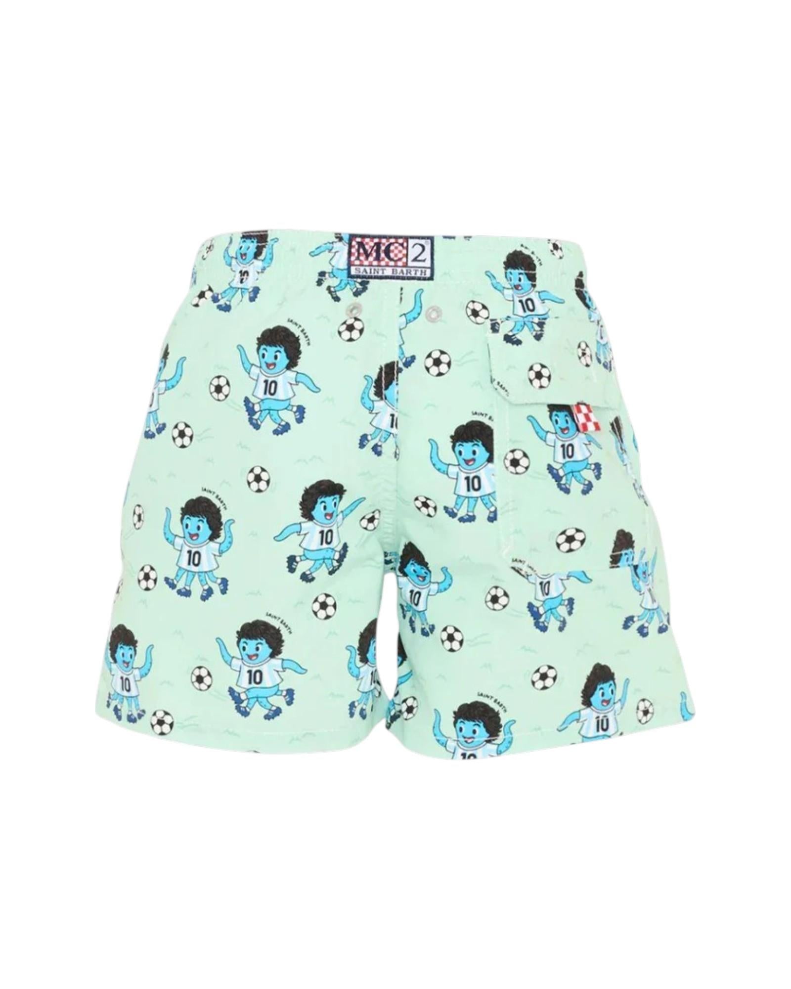 MC2 SAINT BARTH Costume MC2 SAINT BARTH bambino JEA0001 02042L 53 Jean Octo Player Verde acqua<BR/> JEA000102042L 53 