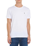 T-shirt DONDUP uomo US198JF0271ZL4 Bianca girocollo regular a maniche corte