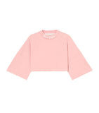 T-shirt Palm Angels women's PWAA054S26JER002 pink crop logo