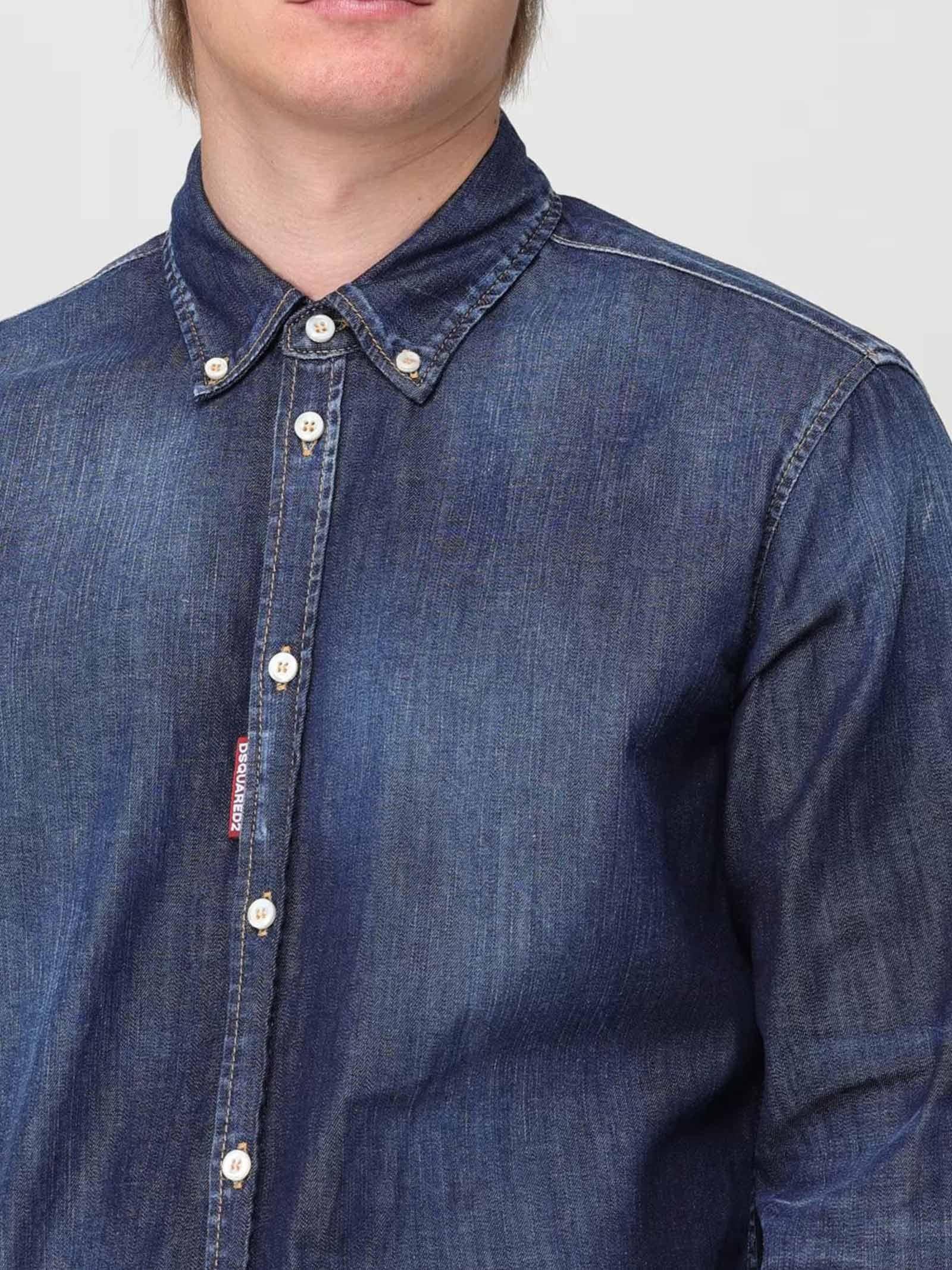 DSQUARED2 CAMICIA DI JEANS S74DM0851S30341 470 