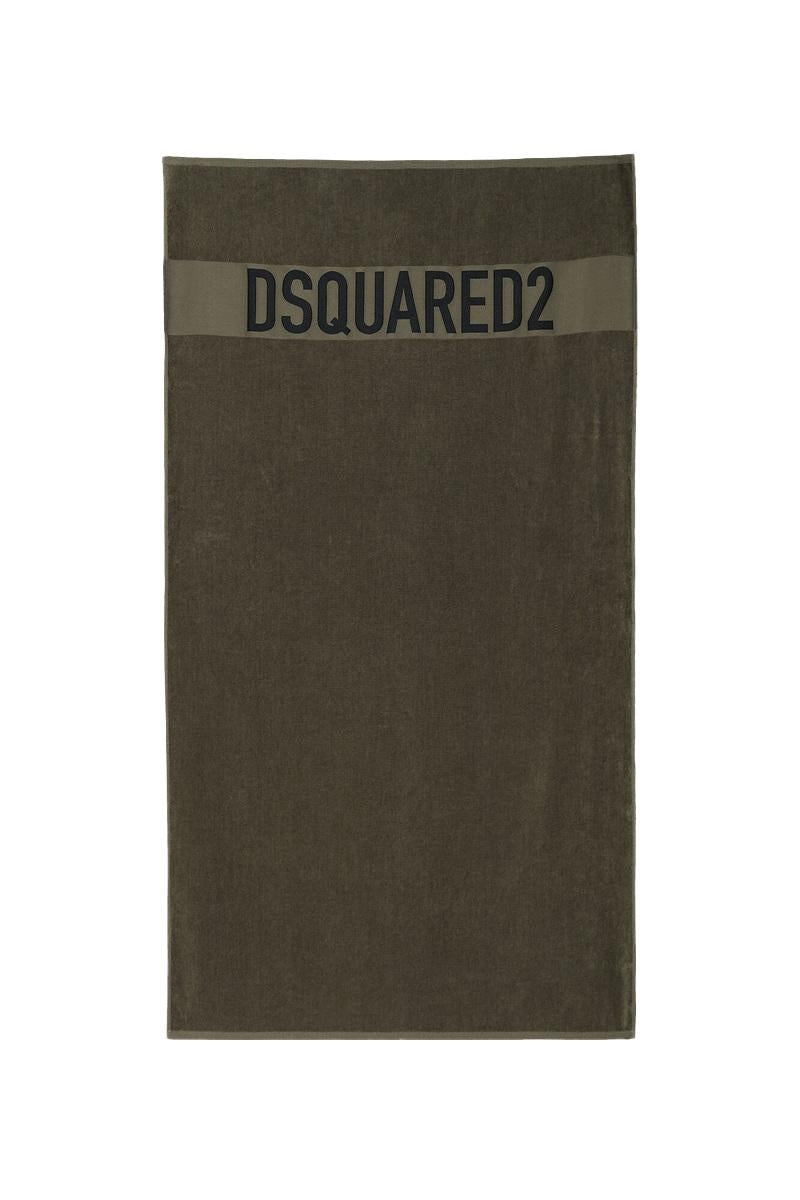 DSQUARED2 SWIMWEAR Telo mare Dsquared2 Swimwear uomo D7P005980307 verde militare<BR/><BR/> D7P005980 307 