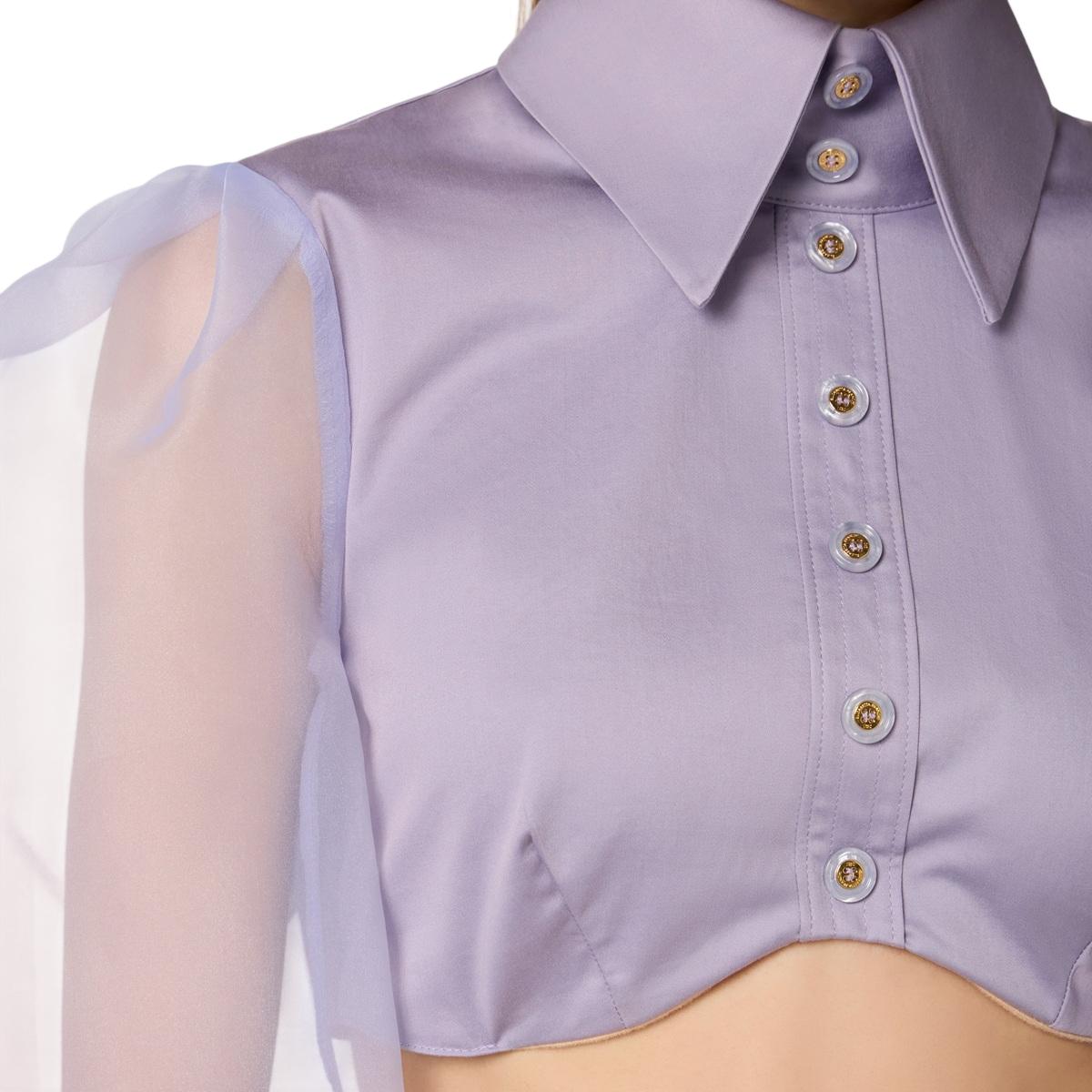ELISABETTA FRANCHI Camicia Elisabetta Franchi donna CA14461E2EV7 Lilla<BR/> CA14461E2 EV7 