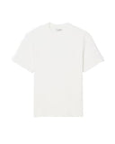 Men's LACOSTE T-shirt TH1979 White crepe cotton classic fit ribbed collar