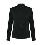 Rrd Oxford Wom Shirt women's 25750 Black mother-of-pearl buttons cool