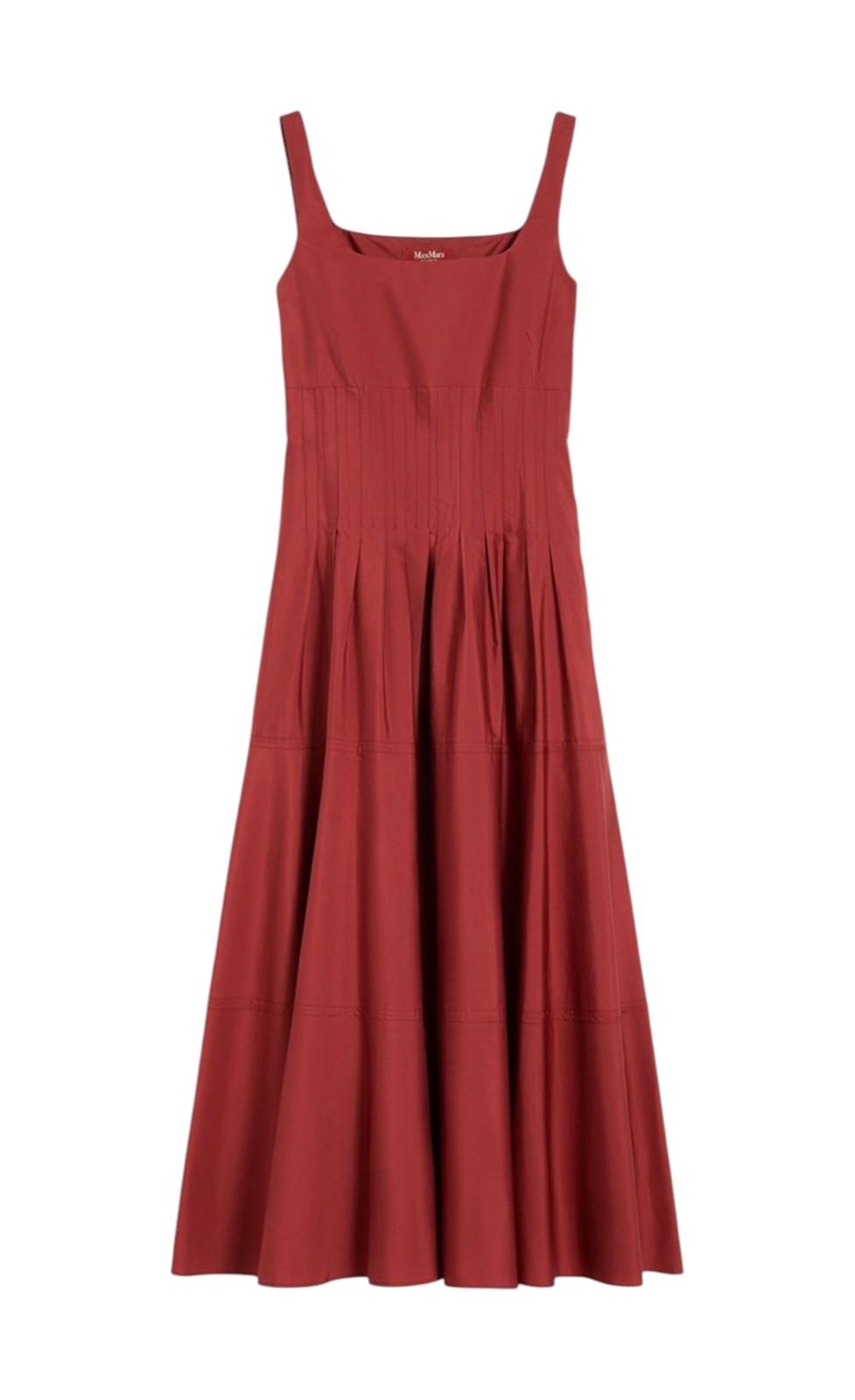 STUDIO Abito Studio donna 2616221022600 074 Feltre con gonna ampia Mattone Rosso<BR/> 2616221022600 074 